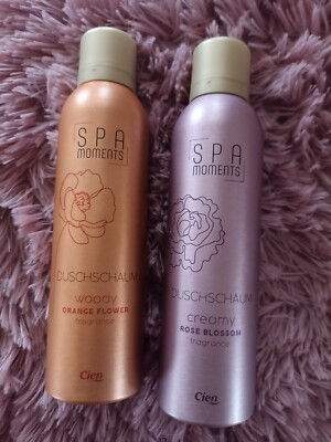 2 x DUSCHSCHAUM, SPA Moments, rose blossom / orange flower    Traumdüfte ! SPA