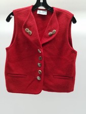 Women's Perry Red Sweater Vest 36