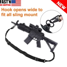 Tactical 2 Point Rifle Gun Sling Strap Adjustable Outdoor Hunting Shotgun Belts