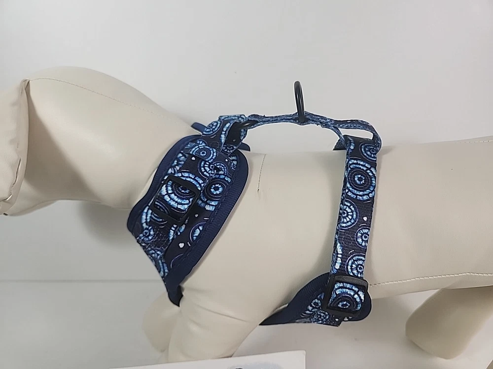 Dog  Harness & Leash & Poop Bag 3pcs  Blue  MEDIUM  ONLY  NEW
