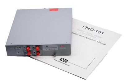 Rad FMC-101/85ST/13FC Konverter 100-230V 0,2A Signal LWL Glasfaser Fiber Optik 