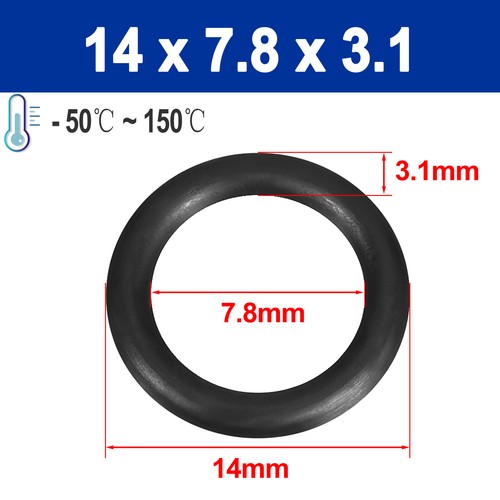 Metric O Ring Rubber Sizes 10mm to 495mm EPDM O-Rings Seal Oring Orings Black - Picture 29 of 179