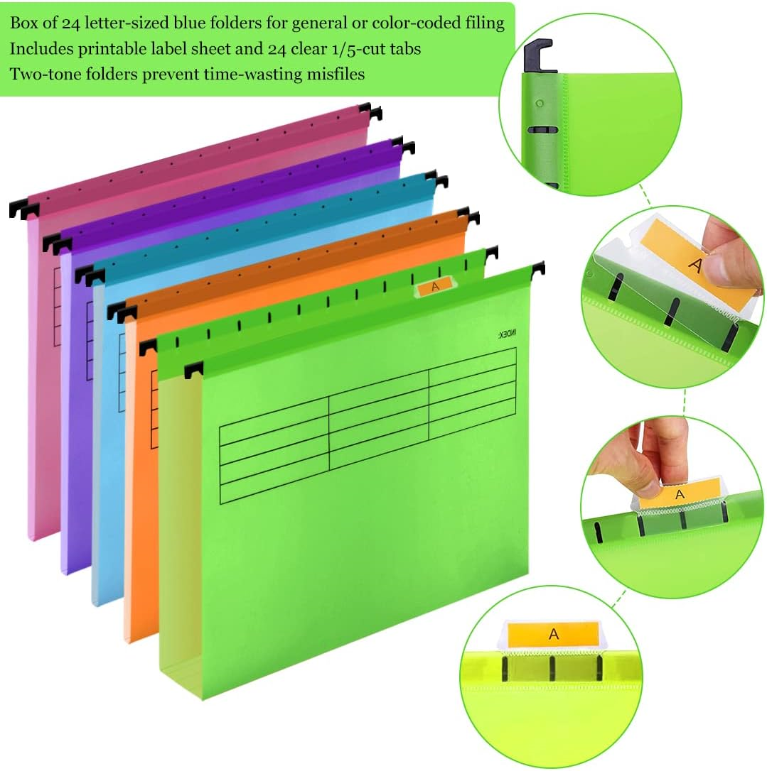 A4 Suspension Files for Filing Files Hanging Filing Folders,Box