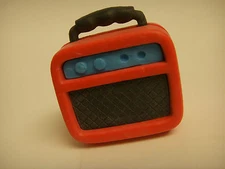 Gomu Eraserland Eraser Toy ~ Series 1 ~ Red/Blue/Black Boombox Eraser Toy