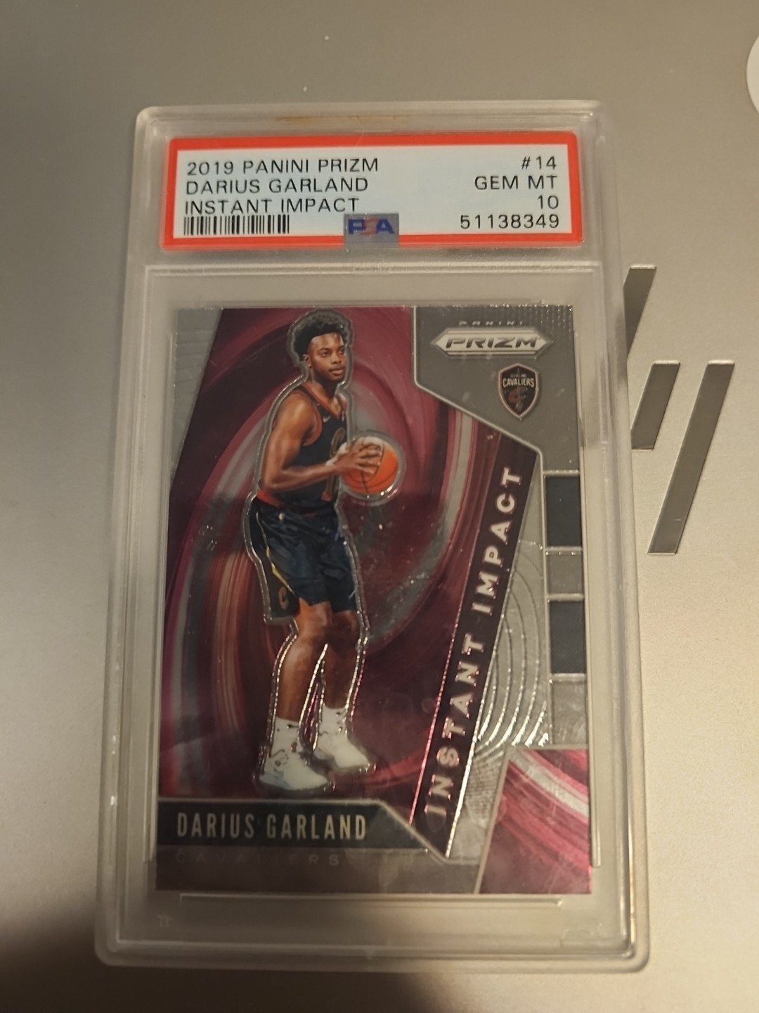 2019 Panini Prizm Instant Impact #14 Darius Garland Cavs RC Rookie Card PSA 10