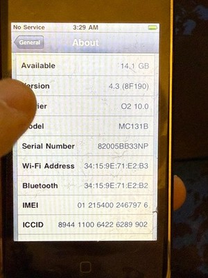 Apple iPhone 3GS 16GB - Originalverpackt- Selten iOS 4.3, auf 1 MIN Nutzung A1303 MB715LL/A Neuwertig