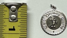 STERLING SILVER Mickey Mouse Walt Disney World Charm Pendant 3.8 GRAMS