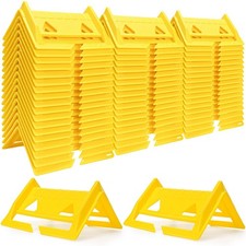 20 Pack Cargo Edge Protectors - 4"x7.5" Flatbed Corner Guards for Shipping, Yell