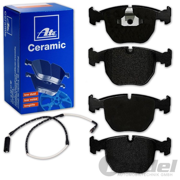 ATE Ceramic BremsbelÄGe + Warnkontakt Vorne Passend FüR BMW 5Er E39-image