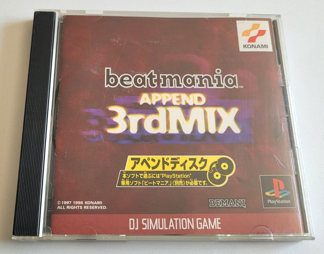 Beatmania Append 3rd MIX - PlayStation 1 PS1 - NTSC-J JAPAN - Complet
