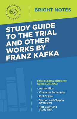 Study Guide to The Trial and Other Works by Franz Kafka Taschenbuch Englisch