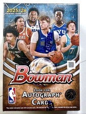 2025-26 Bowman Basketball Blaster Box Lot Of 10