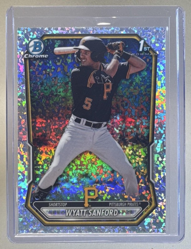 Wyatt Sanford 2026 Bowman #BCP-66 Mini-Diamond Refractor Chrome 1st RC