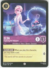 Elsa Exploring the Unknown 45/204 Whispers in the Well Disney Lorcana