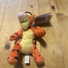 Disney Winnie The Pooh "Tigger Beanbag Friend" Plush NWT Mattel Vintage