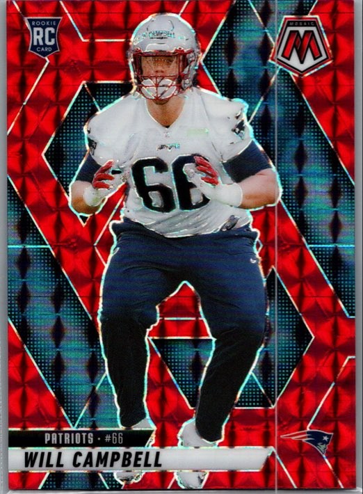 2025 Panini Mosaic #378 Will Campbell Red Scope