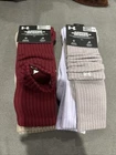 2X 2PK NWT Under Armour Cotton Blend Sportswear Cushion Scrunch Crew Socks Men