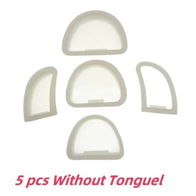 5 Pcs Dental Lab Complete Standard Silicone Plaster Model Mold Block Mould Base