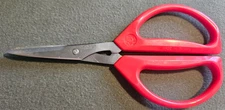 Joyce Chen Scissors Red Color Stainless Steel Japan. Clean, Very Sharp.