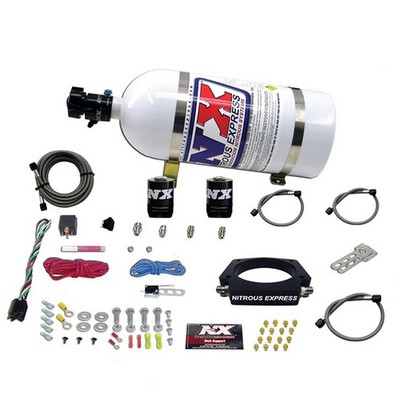 Nitrous Express 20934-10 Nx Nitrous Oxide System Kit GM LS 90mm TB Plate