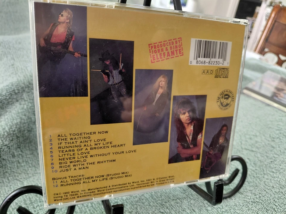 The Brave ‎- Battle Cries (CD - 1992 - Pakaderm Records 7012516267) Neon Cross  - Image 2 of 4