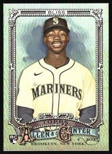 Ryan Bliss 2025 Allen & Ginter Silver Portrait #205 RC Rookie Mariners 