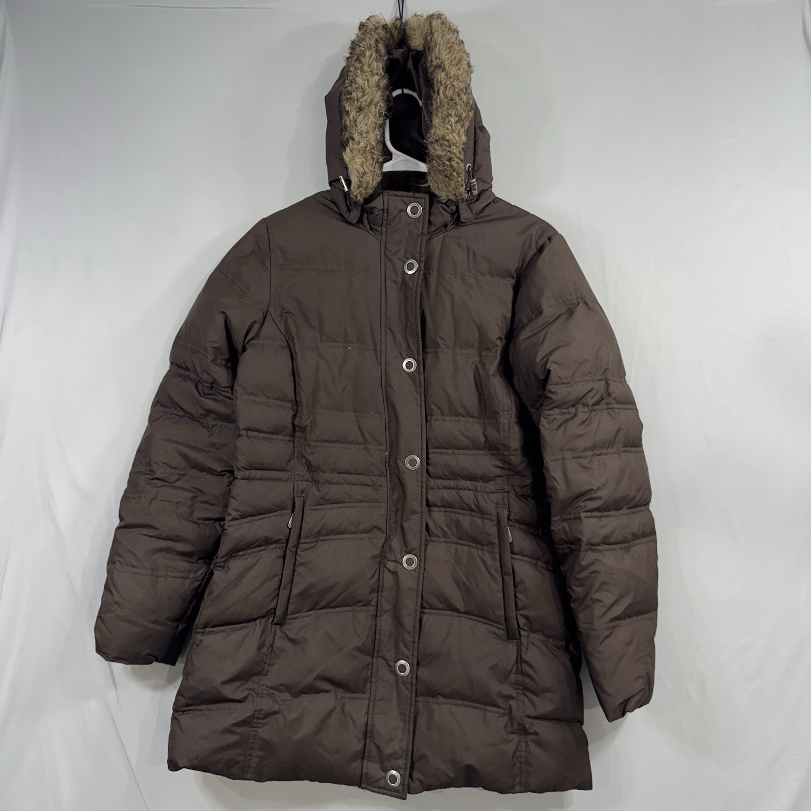 Eddie Bauer Women's Medium 700-Fill Down Parka in Brown