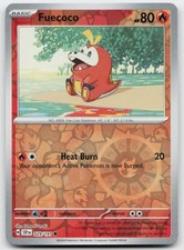 Fuecoco #29/191 (Reverse Holo) (NM) SV08: Surging Sparks SSP Pokemon