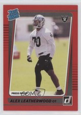 2021 Panini Donruss Rated Rookie Press Proof Red Alex Leatherwood #335 0o6v