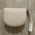 NEW Chloe Parfum Cream Beige Pouch Small Cosmetic Makeup Bag Clutch 7"x6"x1.5 — photo 4