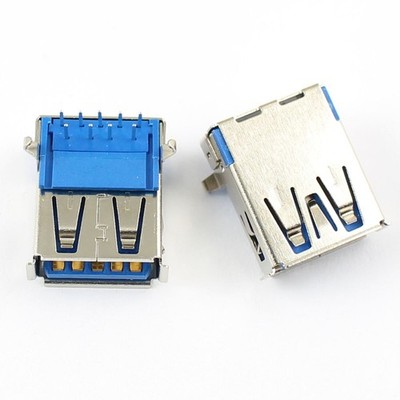 5Pcs USB 3.0 Type A Female 9 Pin DIP PCB Socket Connector #zc