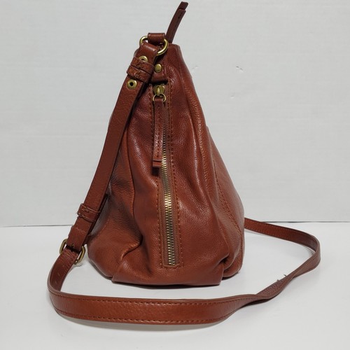 American Leather Co. Dome Crossbody Shoulder Handbag Brown - Picture 7 of 15