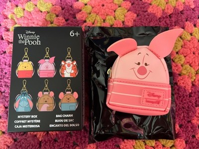 Loungefly Disney Winnie the Pooh Mini Backpack Bag Charm Keychain - PIGLET