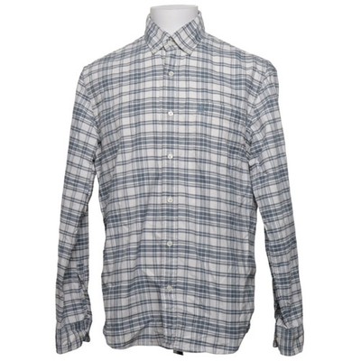 Cortefiel, Businesshemd, Größe: L, Oxford Shirt, Blau/Weiß, Baumwolle, Karo #GKd