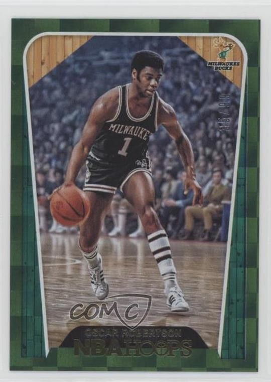 2018-19 Panini NBA Hoops Hoops Tribute Green /99 Oscar Robertson #289 HOF 5l1