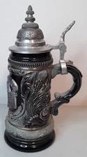Beer Stein With Lid , Zoller & Born , Limited Edition , Rothenburg