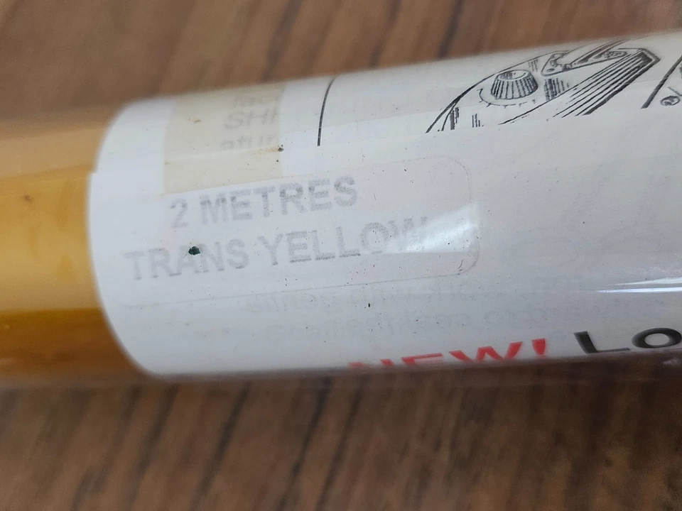 NEW Roll Hangar 9 Ultrakote ORACOVER Roll 6ft X 28" model covering Transp Yellow - Image 3 of 4