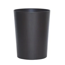 Bronze Metal Bathroom Wastebasket, Mainstays 2.2 gal