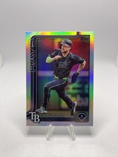 2025 Topps #153 Brandon Lowe Rainbow Foil