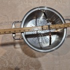 All Clad Stanless Steel Pasta Insert & Colander 9.5” T X 10.75 D & 4” T X 10.5” — photo 1
