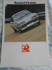 Vauxhall Firenza 2300 brochure Oct 1973 UK market