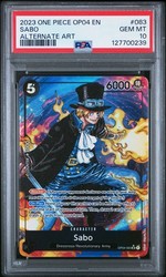 One Piece Sabo OP04-083 Kingdoms of Intrigue Alternate Art Foil