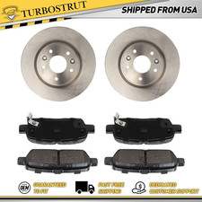 OE Rear Brake Rotors Brake Pads Kit for 2017 Renault Koleos 2.5L