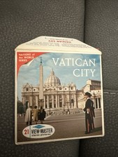 View-Master C1001-2-3, Vatican City, 3 Reel Set, Made in Belgium U8