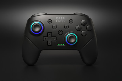 DATA FROG Wireless Switch Pro Controller für Switch 2/OLED/Lite | RGB LED