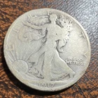 1917 Liberty Walking Half Dollar San Francisco Silver Circulated