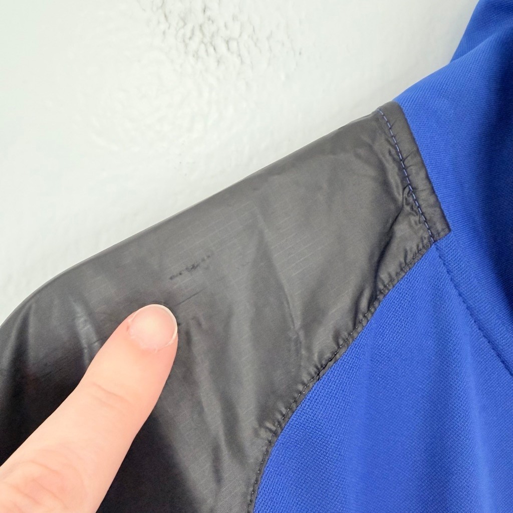 Saucony Performance Jacket Men's Size Medium Blue Black Full Zip Activewear thumbnail 10