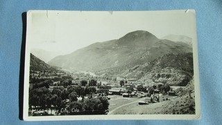 1937 Lake City Colorado Real Photo Post Card Post Marked Lake City Mining Town