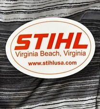 STIHL USA POWER TOOLS GLOSSY Sticker Decal VIRGINIA BEACH Toolbox - you pick
