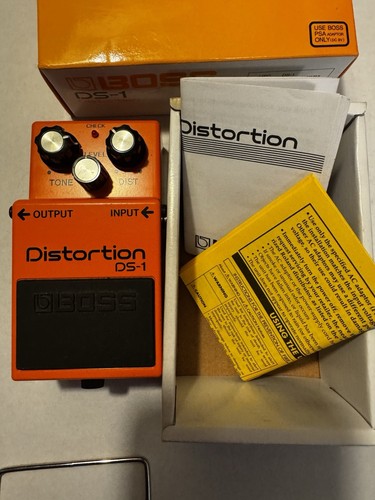 Vintage Boss PSA DS-1 Distortion Pedal Toshiba IC with Box/Manual!
